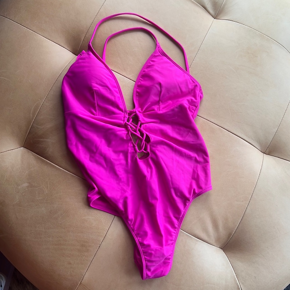 Barbie pink abercrombie one piece
